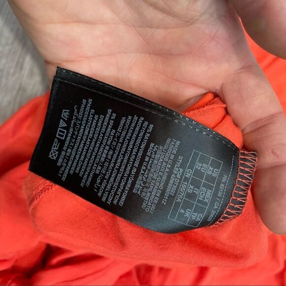 Marciano Red Embellished V-Neck Long Dolman sleeves top - Picture 5 of 7